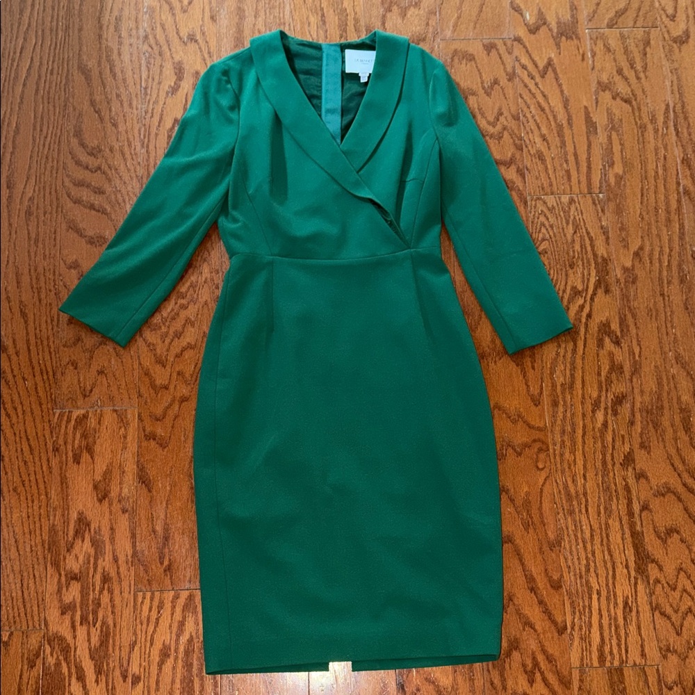 LK Bennett Emerald Green Midi Dress